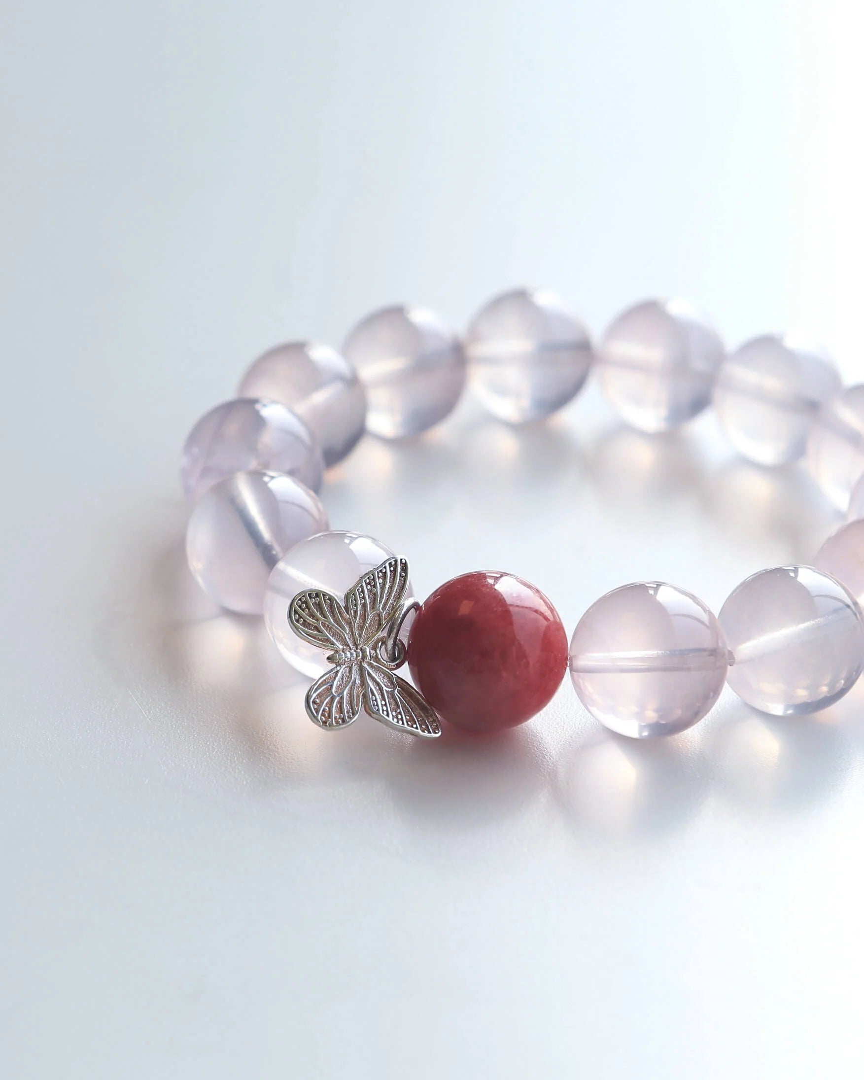 Rose Quartz & Rhodonite Bracelet